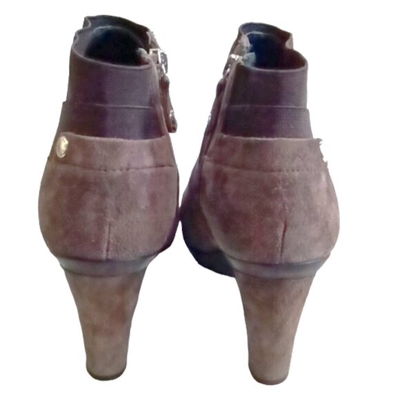 Ladies Geox‎ Respira Size Eu38 Brown Suede Ankle Boots - Picture 7 of 11